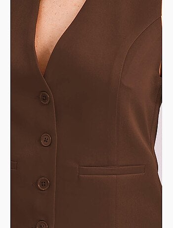 Gilet court tissé bdart