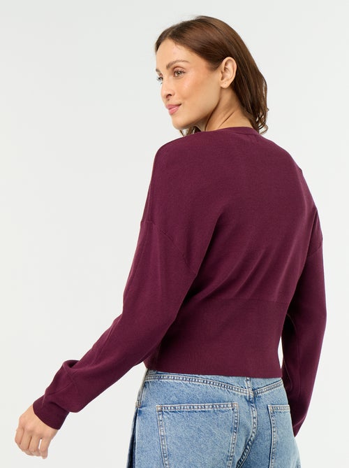 Gilet cropped boutonné - Kiabi Gilet cropped boutonné - Kiabi