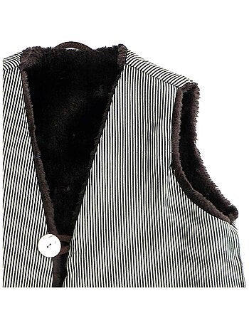 Gilet de Berger Réversible Fausse Fourrure BERGER - La Faute à Voltaire