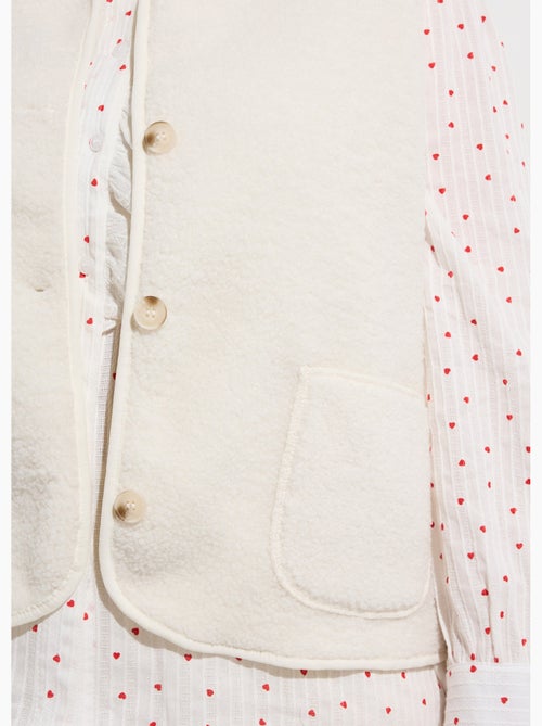 Gilet de berger sans manches, sherpa uni - afibel - Kiabi Gilet de berger sans manches, sherpa uni - afibel - Kiabi