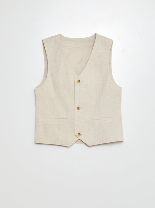 Gilet de costume - Kiabi