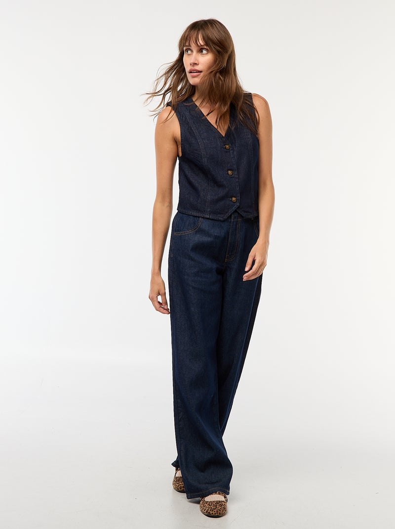 Gilet de costume en denim Rince - Kiabi