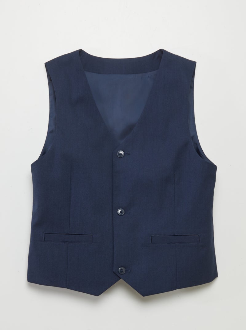 Gilet de costume Marine - Kiabi