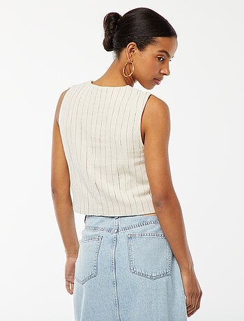 Gilet de costume sans manches
