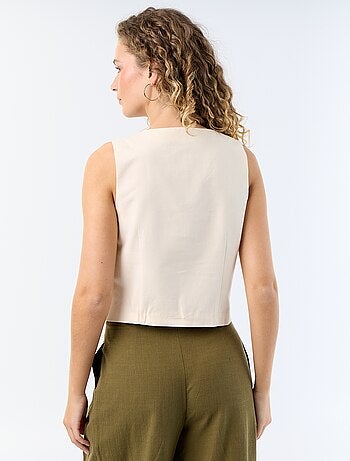 Gilet de costume sans manches