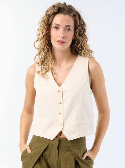 Gilet de costume sans manches - Kiabi Gilet de costume sans manches - Kiabi