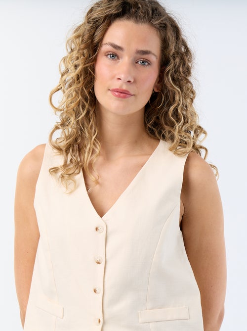 Gilet de costume sans manches - Kiabi Gilet de costume sans manches - Kiabi