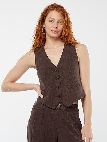 Gilet de costume sans manches
