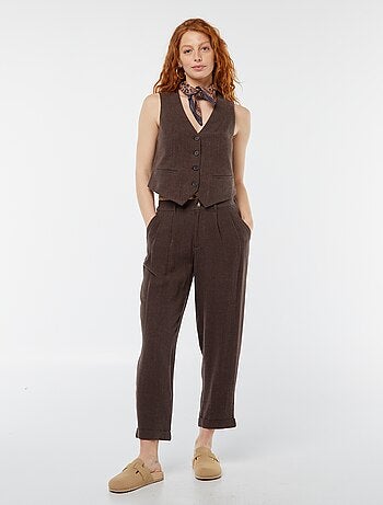 Gilet de costume sans manches