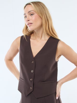 Gilet de costume sans manches