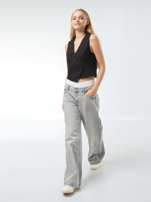 Gilet de costume sans manches - Kiabi