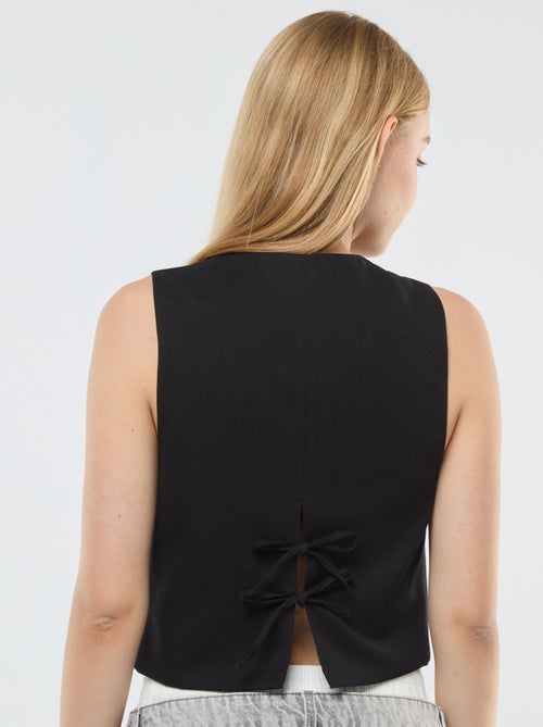 Gilet de costume sans manches - Kiabi