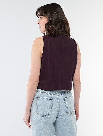 Gilet de costume sans manches