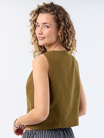 Gilet de costume sans manches