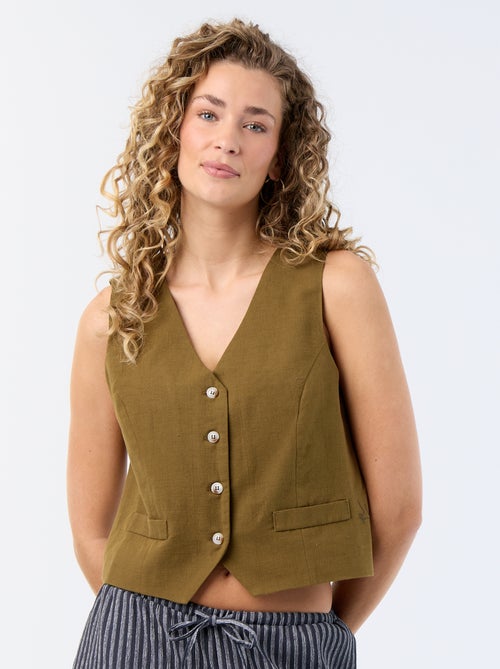 Gilet de costume sans manches - Kiabi Gilet de costume sans manches - Kiabi