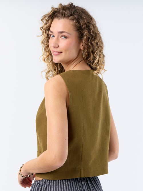 Gilet de costume sans manches - Kiabi Gilet de costume sans manches - Kiabi