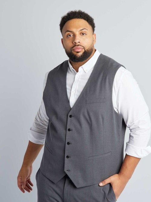 Gilet de costume slim - Kiabi