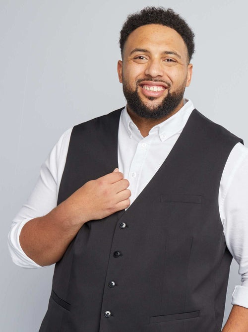 Gilet de costume slim - Kiabi