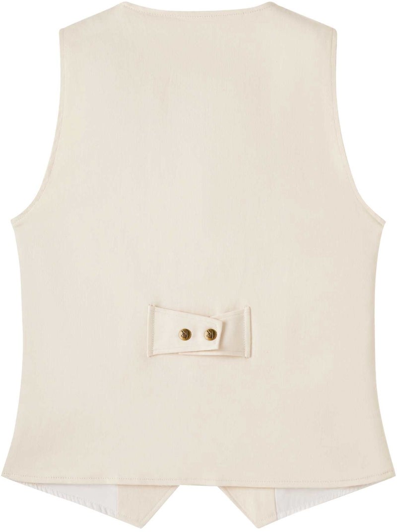 Gilet de Costume    ST GERMAIN - La Faute à Voltaire Beige - Kiabi