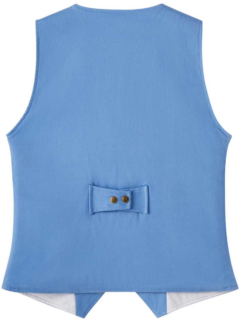 Gilet de Costume     ST GERMAIN - La Faute à Voltaire Bleu Bleu ciel - Kiabi