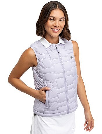 Gilet de golf isolant femme golf femme pinilla lilac