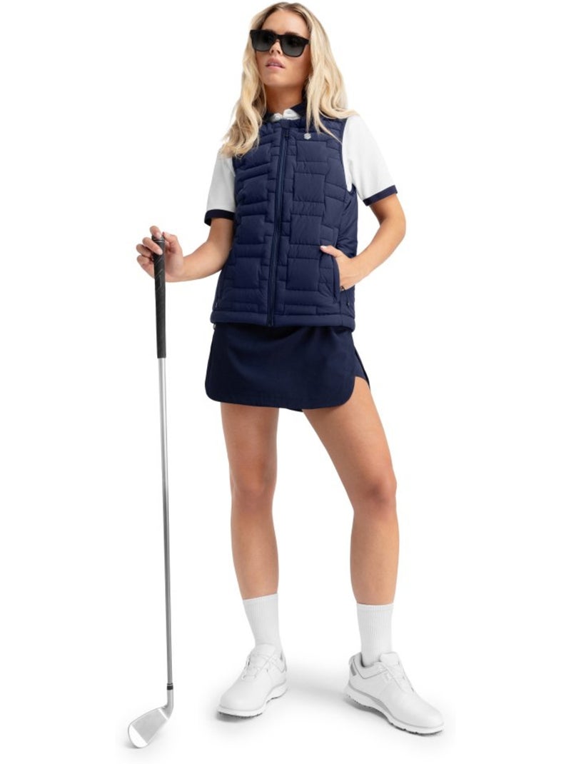 Gilet de golf isolant femme golf femme royal-w Bleu marine - Kiabi