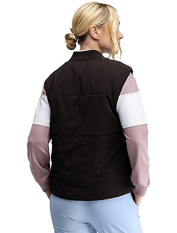 Gilet de golf matelassé femme golf femme wedge-w dark
