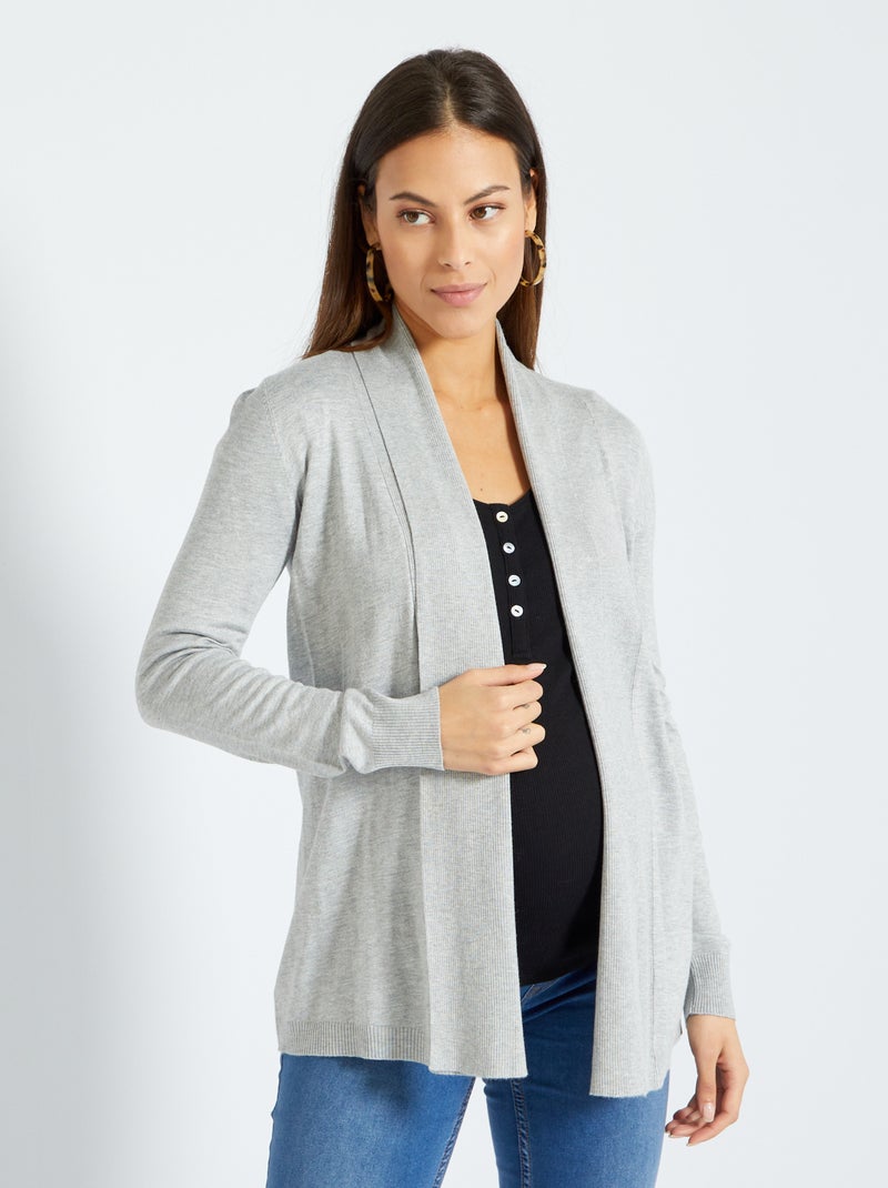 Gilet de maternité Gris - Kiabi