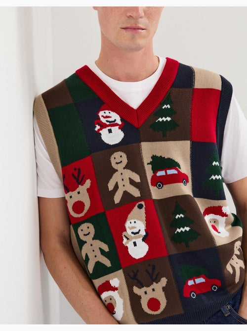 Gilet de Noël en tricot, MO Fashion - Kiabi Gilet de Noël en tricot, MO Fashion - Kiabi