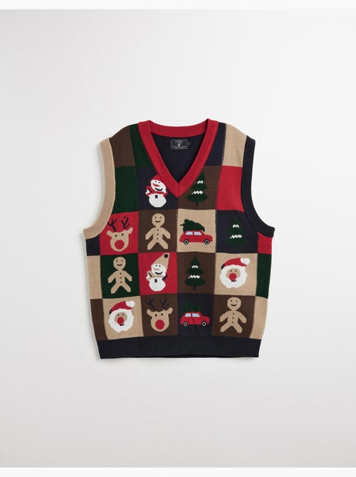 Gilet de Noël en tricot, MO Fashion - Kiabi Gilet de Noël en tricot, MO Fashion - Kiabi