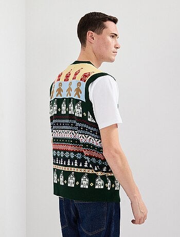 Gilet de Noël en tricot, MO Fashion