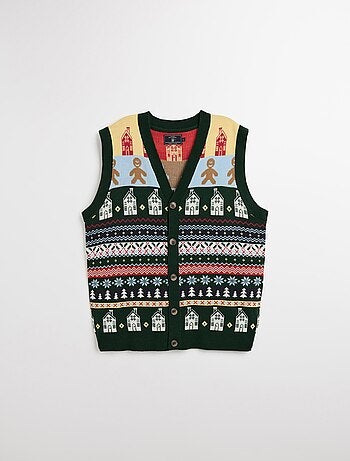 Gilet de Noël en tricot, MO Fashion