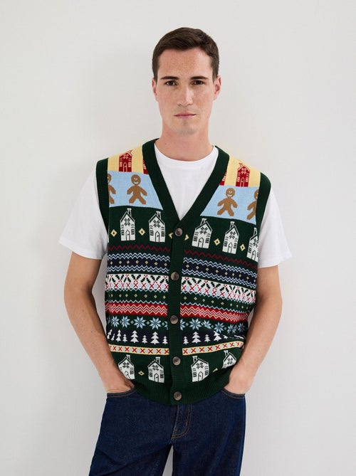 Gilet de Noël en tricot, MO Fashion - Kiabi Gilet de Noël en tricot, MO Fashion - Kiabi