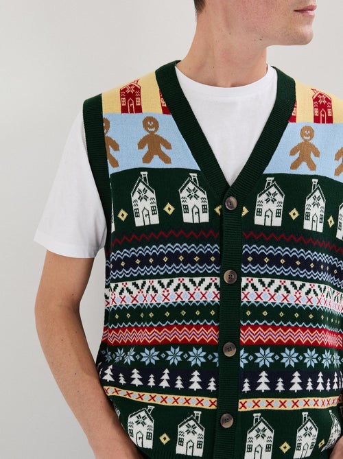 Gilet de Noël en tricot, MO Fashion - Kiabi Gilet de Noël en tricot, MO Fashion - Kiabi