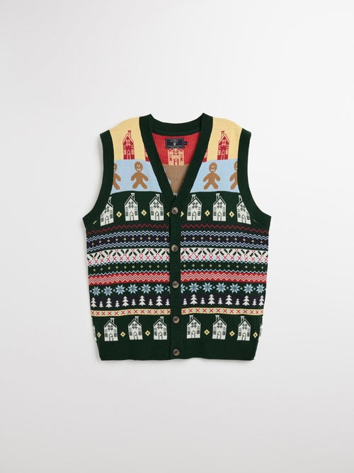 Gilet de Noël en tricot, MO Fashion - Kiabi Gilet de Noël en tricot, MO Fashion - Kiabi