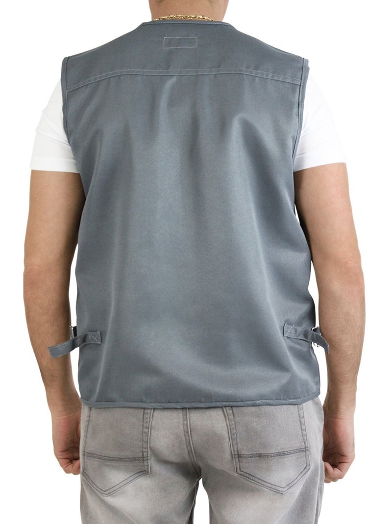 Gilet de pêche Kebello Gris - Kiabi