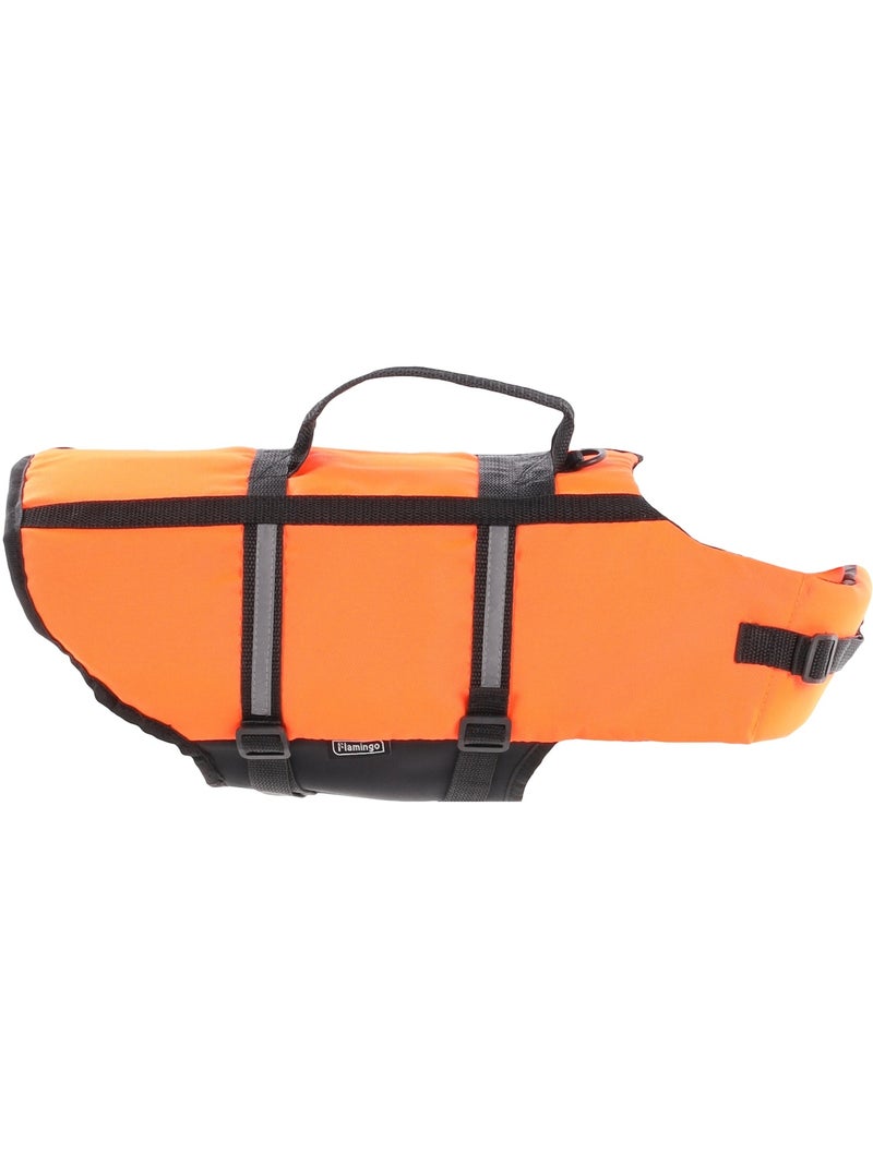 Gilet de Sauvetage pour Chien Marinus fluo Orange - Kiabi