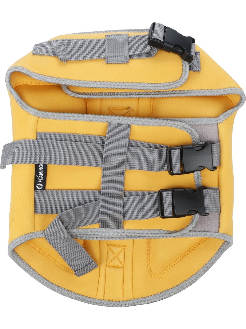 Gilet de Sauvetage réglable pour Chien Swimmy Jaune - Kiabi