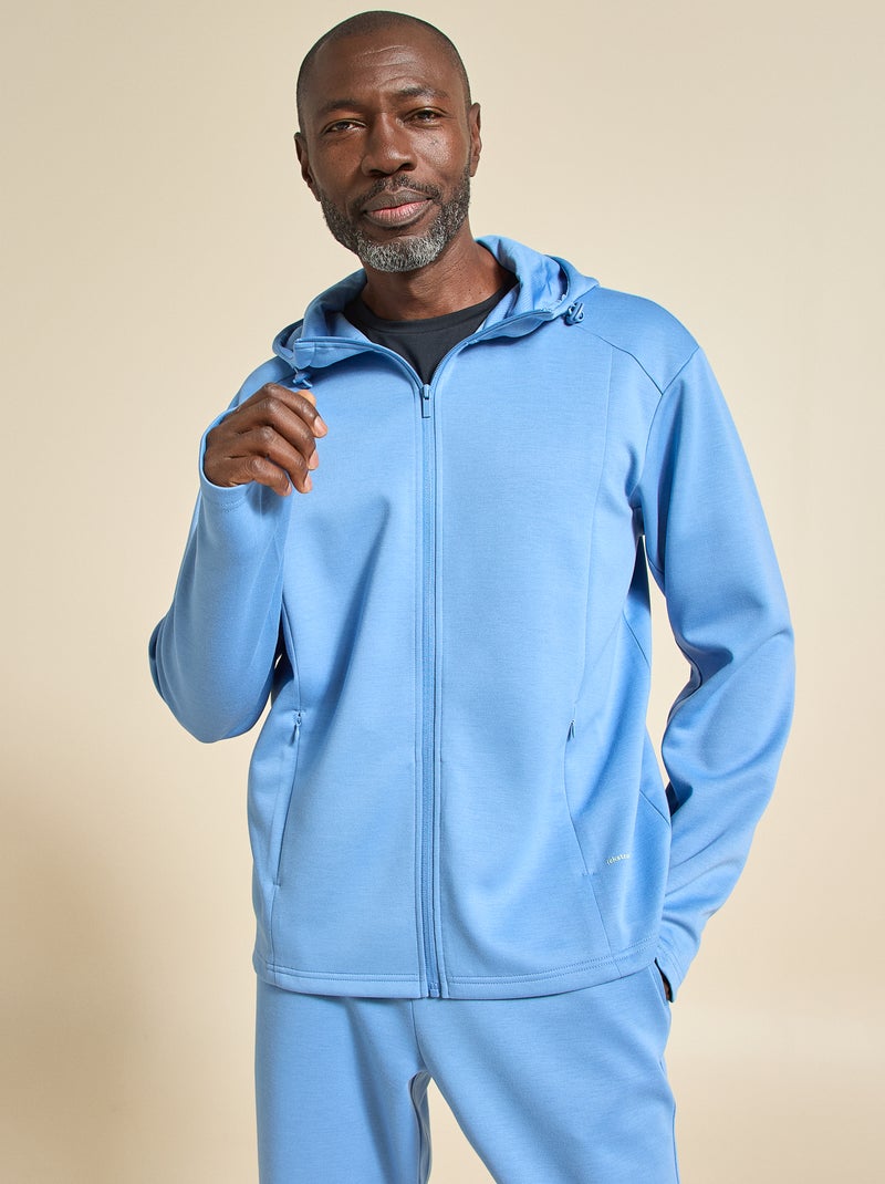 Gilet de sport à capuche - (ekstract) Bleu - Kiabi