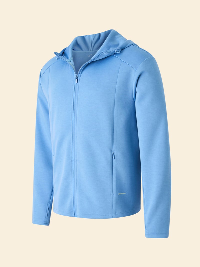 Gilet de sport à capuche - (ekstract) Bleu - Kiabi