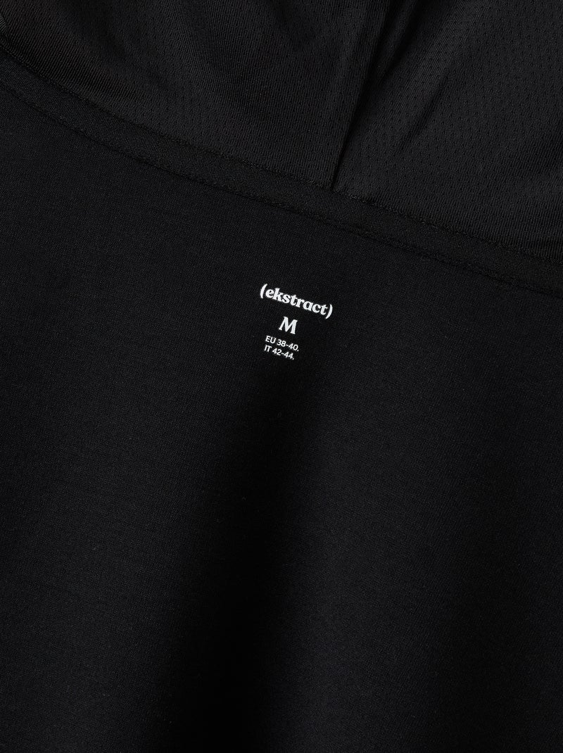 Gilet de sport à capuche - (ekstract) Noir - Kiabi