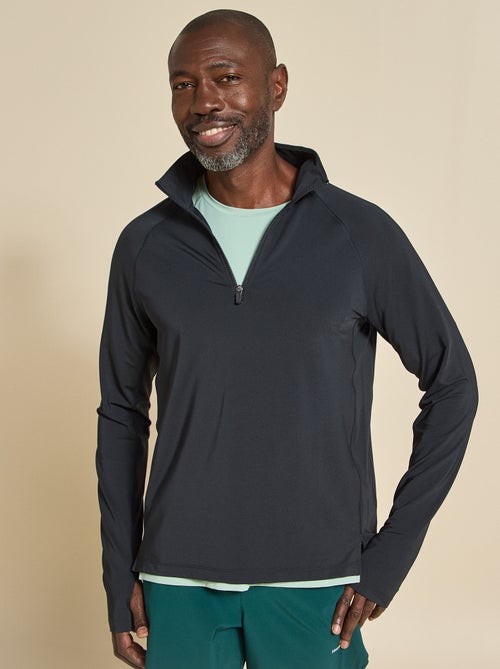 Gilet de sport à col zippé - (ekstract) - Kiabi