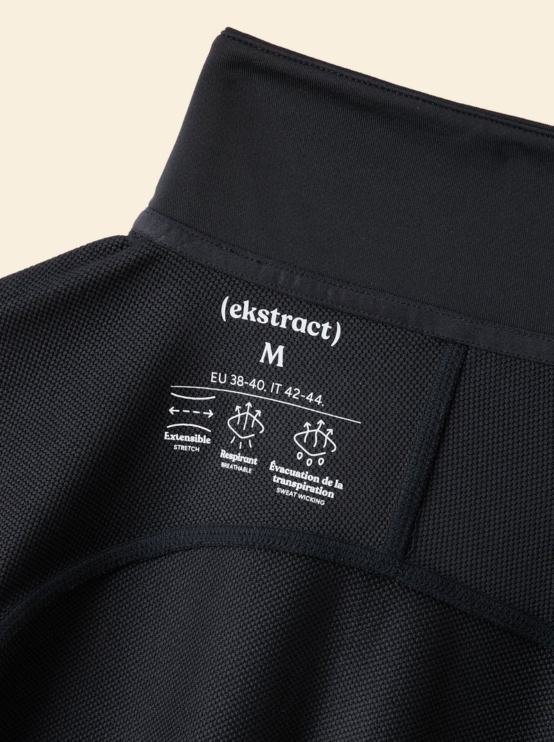 Gilet de sport à col zippé - (ekstract) Noir - Kiabi