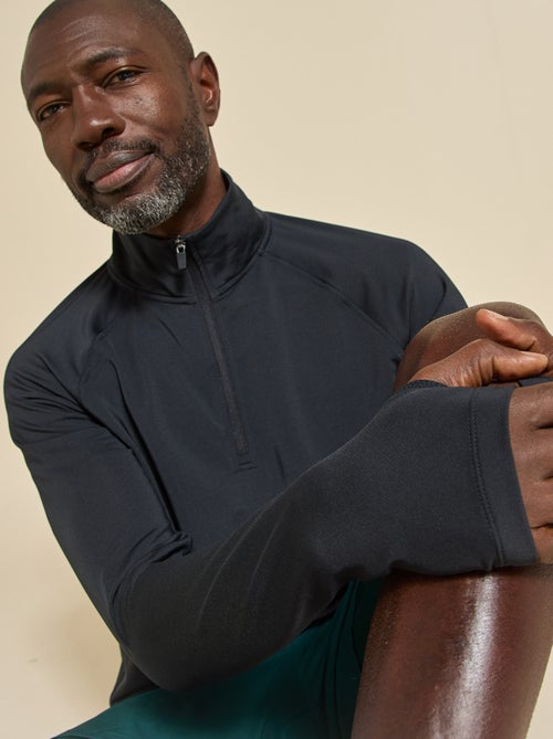 Gilet de sport à col zippé - (ekstract) - Kiabi