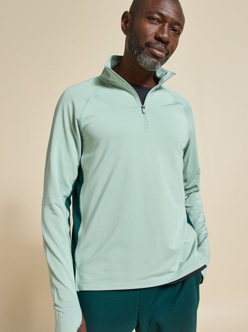 Gilet de sport à col zippé - (ekstract) - Kiabi