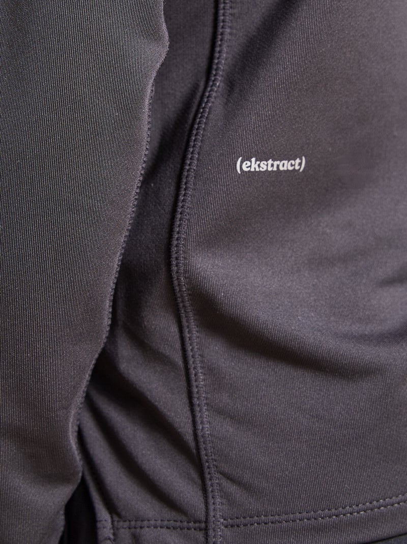 Gilet de sport col camionneur - (ekstract) Noir - Kiabi