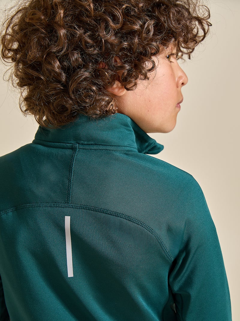 Gilet de sport col camionneur - (ekstract) Vert - Kiabi