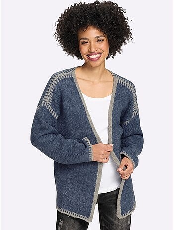 Gilet détails contrastés - taille standard - helline