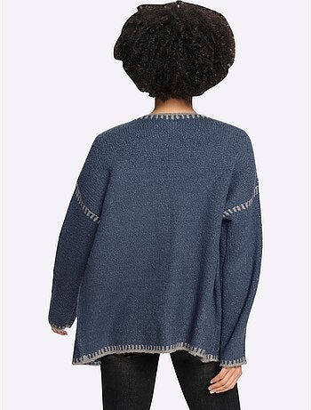 Gilet détails contrastés - taille standard - helline