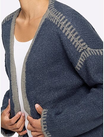 Gilet détails contrastés - taille standard - helline